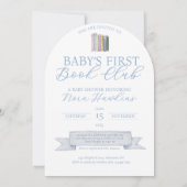 Einladung für Baby's First Book Club Baby Shower (Rückseite)