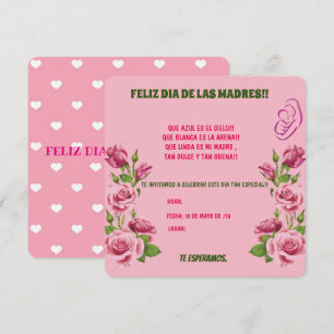 EINLADUNG FÜR den TAG VON MADRES.
