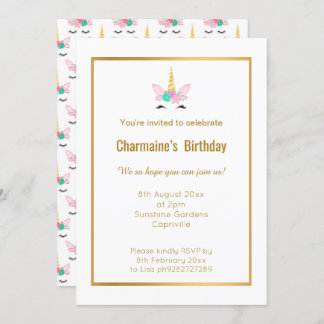 EINLADUNG FÜR DIE KLEINSTEUERUNG VON UNICORN RAINB