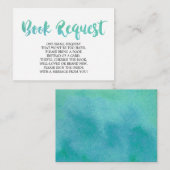 Einladung für ein Aquarellbuch (Vorne/Hinten)