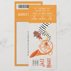 Einladung für ein Ticket für eine Corporate-Jazz-M