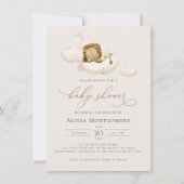 Einladung für eine Babydusche von Lion (Vorderseite)