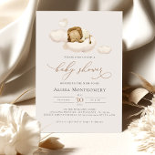 Einladung für eine Babydusche von Lion