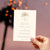 Einladung für eine benutzerdefinierte Monogram-Hoc