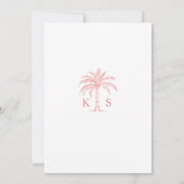 Einladung für eine benutzerdefinierte Monogram-Hoc (Rückseite)