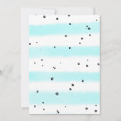 Einladung für eine Sweet Animal Baby-Dusche (Rückseite)