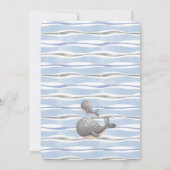 Einladung für eine Whale-Babydusche (Rückseite)