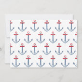 Einladung für eine Whale-Babydusche (Rückseite)