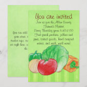 Einladung für Frischerzeugnisse (Vorne/Hinten)