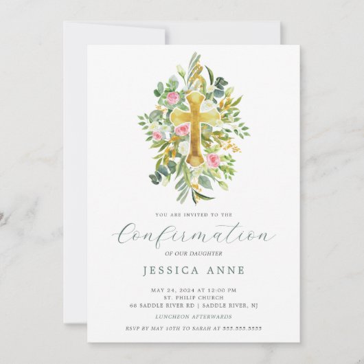 Einladung für gesegnete Anfänge (Vorderseite)