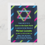 Einladung für Glow-in-the-Dark Bar & Bat Mitzvah<br><div class="desc">Sehr farbenfrohe und lustige Einladung,  die großartig für eine Bar oder Fledermaus Mitzvah ist. Die Einladung zeigt den Stern des Geselligten mit viel Farbe. Ideal für ein Party zum Tanzen nur für Teenager oder eine Feier für alle!</div>