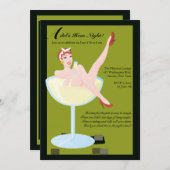 Einladung für Hens Night Junggeselinnen-Abschied (Vorne/Hinten)