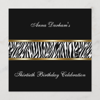 Einladung für hochklassige Tierwerbung [Zebra - Sc