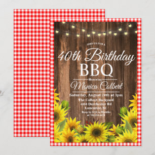 EINLADUNG FÜR JEGLICHES ALTER - Geburtstags-Grillp