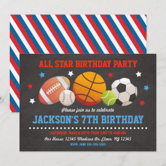 Einladung für Jungen am ganzen Star Geburtstag