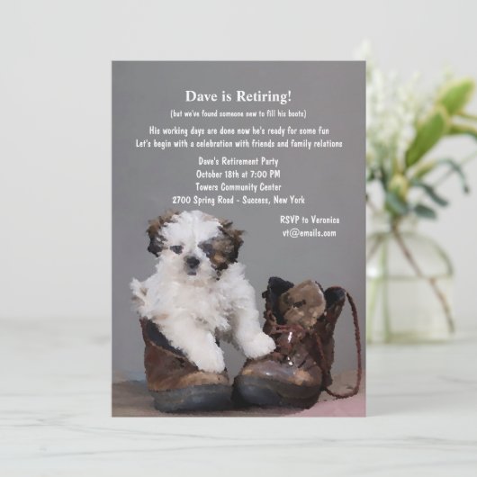 Einladung für Jungtiere (Stehend Vorderseite)