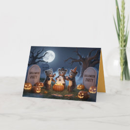 Einladung für Kinder Halloween-Party