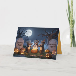 Einladung für Kinder Halloween-Party