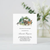 Einladung für Kleinbrunnenwaldtiere (Stehend Vorderseite)