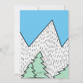 Einladung für kleine Skifahrer (Rückseite)