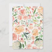 Einladung für Mädchen in bestreute Liebe (Rückseite)