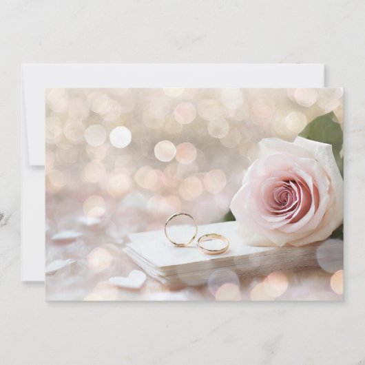 Einladung für maßgeschneiderte Hochzeiten (Vorderseite)