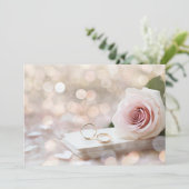 Einladung für maßgeschneiderte Hochzeiten (Stehend Vorderseite)