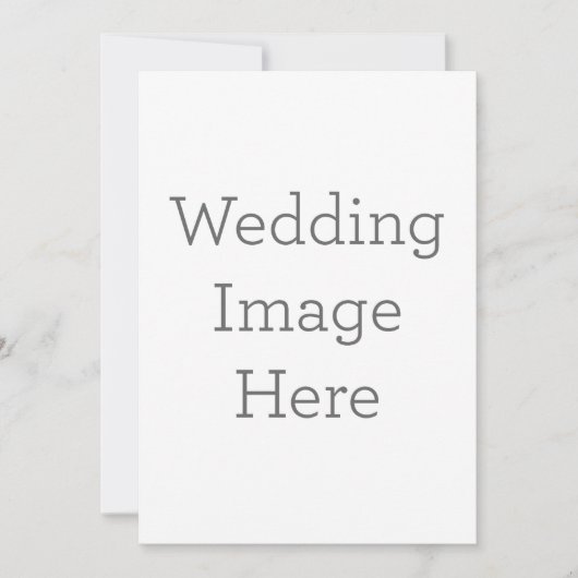 Einladung für maßgeschneiderte Hochzeiten (Vorderseite)