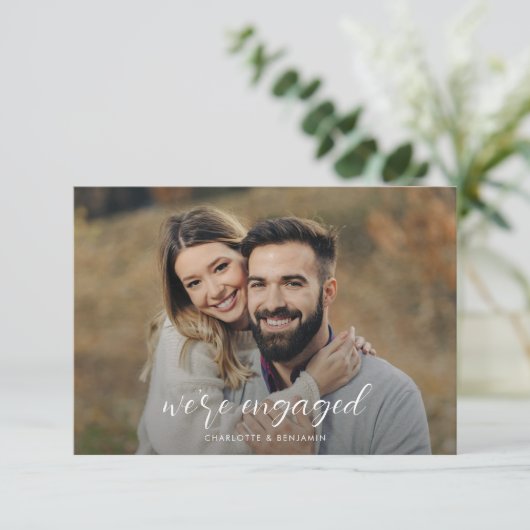 Einladung für mehrere Fotos zur Hochzeitsfeier (Stehend Vorderseite)