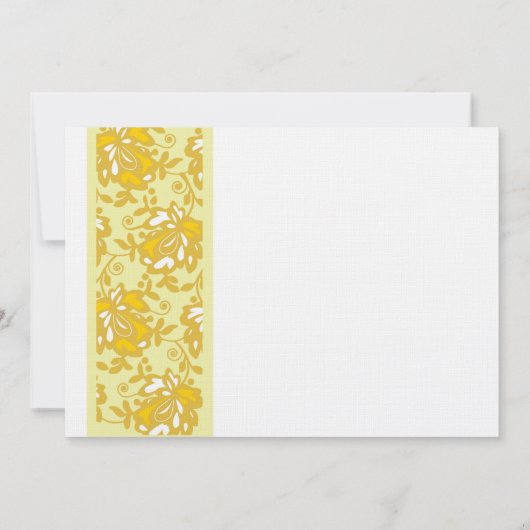 Einladung für Monogramm Paare (Rückseite)