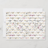 Einladung für Motorrad-Bridal-Dusche (Rückseite)