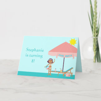 Einladung für niedliche Party-Geburtstagskarte