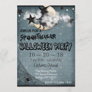 Einladung für Personalisiertes Halloween-Party