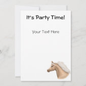 Einladung für Pferde (Rückseite)