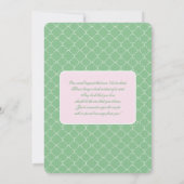 Einladung für Preppy Baby Brunch (Rückseite)