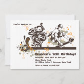 Einladung für Skateboarder (Vorderseite)