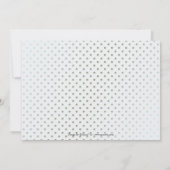 Einladung für Tea Baby-Dusche (Rückseite)