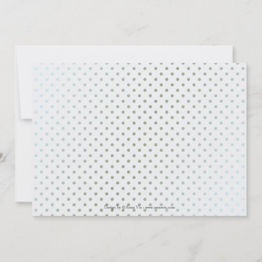 Einladung für Tea Baby-Dusche (Rückseite)