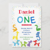 Einladung für Tiere im ersten Jahr (Vorderseite)