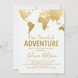 Einladung für Travel Baby Dusche