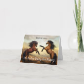 Einladung für Wildpferde (Vorderseite)