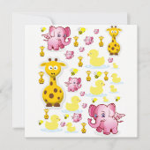 Einladung Geburtskarte (Vorderseite)