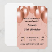 Einladung Geburtskarte (Vorne/Hinten)