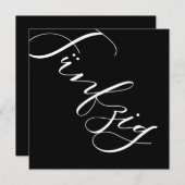 Einladung Geburtstag (inkl. Briefumschlag) (Vorne/Hinten)