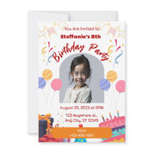 Einladung Geburtstag Personalize Card