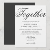 Einladung| Gemeinsam Einladung (Vorne/Hinten)