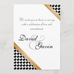 Einladung Geplauderte Freude Verpflichtungszeremon