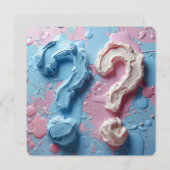 Einladung Geschlecht offenbaren Party einfache ben (Vorne/Hinten)