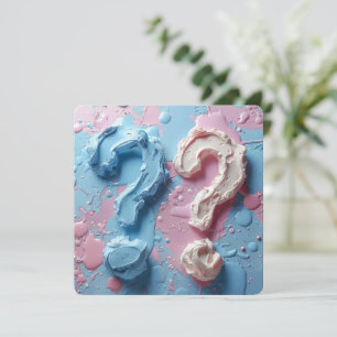 Einladung Geschlecht offenbaren Party einfache ben