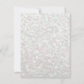 Einladung - Glit Fab Zukunft Frau Iridescent Brida (Rückseite)